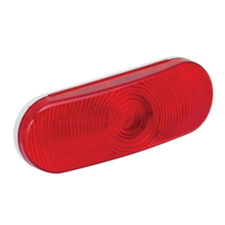 Bargman Bargman 40-06-001 Replacement Part; Sealed 6 In. Oblong Red Tail Light; 7 x 1.75 x 2.50 in. 40-06-001